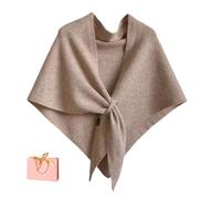 Busgiuar Gettoreach Scarf, Women's Solid Color Triangle Scarf Shawl With Loop, Soft Comfortable for Daily Wear (#04)