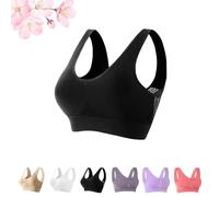 Busgiuar Lovethirdus Bras, Breathable Anti-Sagging Breasts Bra for Older Women,Wireless Comfort Liftup Mesh Sports (#03,M)