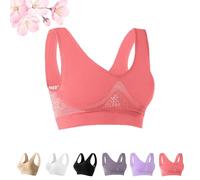 Busgiuar Lovethirdus Bras, Breathable Anti-Sagging Breasts Bra for Older Women,Wireless Comfort Liftup Mesh Sports (#06,3XL)