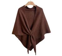 Busgiuar Murou Fashion Shawl,Knitted Shawls And Wraps for Women,Cardigan Cape Cashmere Shoulder,Women's Solid Color Scarf (#08)