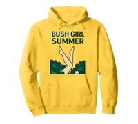 Bush Girl Summer - Design Divertente per Amanti della Natura Felpa con Cappuccio