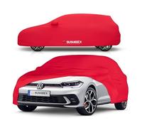 BUSHBOCK® - Telo di copertura per auto per interni in raso, 2 colori, 4 misure (rosso, S)