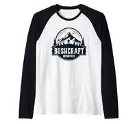 Bushcraft Avventura Abilità di sopravvivenza all'aperto Natura Campeggio Maglia con Maniche Raglan
