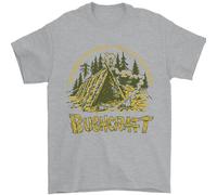 Bushcraft Divertente Outdoor Pronto Campeggio Scout Uomo T-Shirt 100% Cotone
