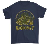 Bushcraft Divertente Outdoor Pronto Campeggio Scout Uomo T-Shirt 100% Cotone