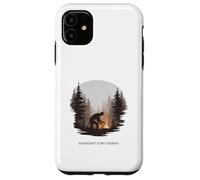 Bushcraft is My Therapy - Natura, abilità e sopravvivenza Custodia per iPhone 11