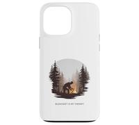 Bushcraft is My Therapy - Natura, abilità e sopravvivenza Custodia per iPhone 13 Pro Max