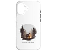 Bushcraft is My Therapy - Natura, abilità e sopravvivenza Custodia per iPhone 16