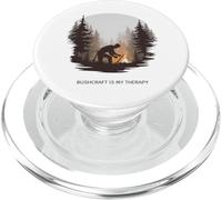 Bushcraft is My Therapy - Natura, abilità e sopravvivenza PopSockets PopGrip per MagSafe