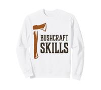 Bushcraft Skills Sopravvivenza all'aperto Vivere Natura Campeggio Felpa