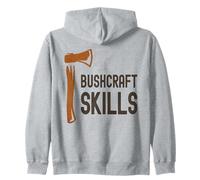 Bushcraft Skills Sopravvivenza all'aperto Vivere Natura Campeggio Felpa con Cappuccio