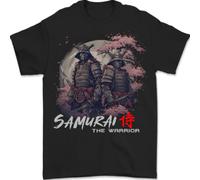 Bushido Samurai Il Guerriero Uomo T-Shirt 100% Cotone