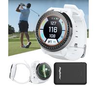 Bushnell iON Elite - Orologio GPS da golf con schermo tattile a colori, con durata della batteria di oltre 12 ore, 38 K percorsi e distanze di pendenza, con protezioni schermo e caricabatterie iON