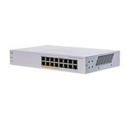 Switch di rete Cisco CBS110 Non gestito L2 Gigabit Ethernet (10/100/1000) Supporto Power over (PoE) 1U Grigio [CBS110-16PP-EU]