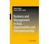 Business and Management in Asia: Opportunities and Entrepreneurship