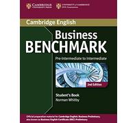 Business Benchmark 2nd Edition. Student's Book BEC Pre-intermediate/Intermediate B1