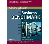 Business Benchmark Advanced Student's Book BEC Higher [Lingua inglese]