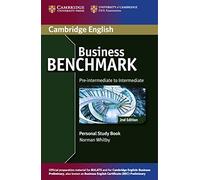 Business Benchmark B1 Pre-intermediate/Intermediate, 2nd edition: Personal Study Book BEC & BULATS