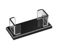 Business Card Display, Name Card Holder Stand, Clear Acrylic Organizer, 4.53x1.97x1.52 inches, Desktop Storage Rack, Trade Show Meeting Job Fair Use, Seminar Event Reception