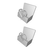 Business Card Holder Heart Shape Vertical Desktop Display Stand
