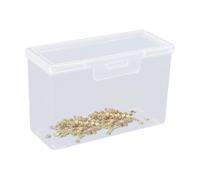 Business Card Organizer Box Safety Buckle Cases, Boxes, Trasparente Storage Case Lock | Perfect/suitable/ideal For Office Desk Management Credit Cards Jewelry Small Parts Screws Playing Portable
