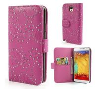 Business Case Samsung Galaxy Note 3 GLITTER BOOK Custodia Glitter