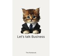 Business Cat Notebook: Let's talk Business (Dotted)