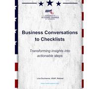 Business Conversations to Checklists: Transforming insights into actionable steps