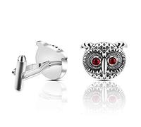 Business Cufflinks Men's Personality Creative Owl Animal Pattern Business Shirt Cufflinks Accessories for Business Wedding Gift