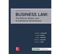 Business Law: The Ethical, Global, and E-Commerce Environment