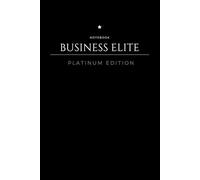 Business Notebook for Entrepreneurs - Minimalist 6x9 Lined Journal for CEOs, Professionals & Creatives - 120 Pages - Executive Planner for Projects, Goals & Daily Motivation