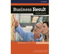 BUSINESS RESULT ELEMENTARY - STUDENT'S BOOK + WORKBOOK + ONLINE - Grant David,