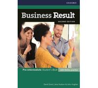 BUSINESS RESULT PRE INTERMEDIATE - STUDENT'S BOOK + WORKBOOK on line - Grant