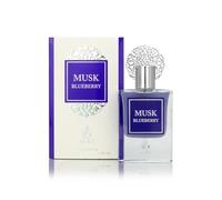 BUSINESS SQUARE BS Ithra Eau de Parfum Musk 50 ml Dubai per donna e uomo - Una fragranza orientale sensuale progettata e prodotta negli Emirati (Bleuberry)
