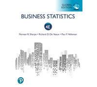 Business Statistics, Global Edition