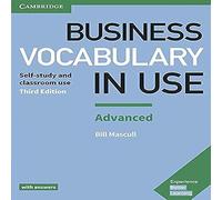Bill Mascull – Business Vocabulary in Use: Advanced – Con risposte – 3ª edizione – Tascabile