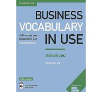 Bill Mascull Business Vocabulary in Use: Advanced Book wit (Mixed Media Product)