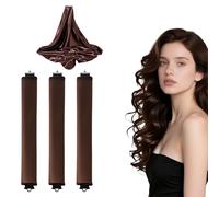 Businey Set di 4 bigodini senza calore, aste senza scoppio, per ricci durante la notte, bigodini per capelli lunghi e corti e ondulati, fai da te