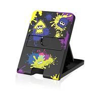 Busjoy Supporto per Nintendo Switch, Switch OLED, Switch Lite, iPhone 15, Steam Deck, simpatico tema di gioco per Splatoon 3, supporto per interruttore angolare pieghevole portatile, staffa