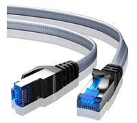 BUSOHE Cat 8 Cavo Ethernet 0,5m, Alta Velocità 40Gbps LAN Gigabit Piatto