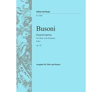 BUSONI - Divertimento en Si Mayor Op.52 para Flauta y Piano (Weill)