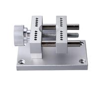 BusoTh Supporto Regolabile per Cassa Orologio con 4 Perni Rimovibili, Supporto per Cassa Aperta per Riparazione Orologio da Polso in Metallo, Strumento di Riparazione Base Professionale