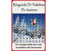 Búsqueda De Palabras De Invierno: 25 Rompecabezas Con Temática De Invierno