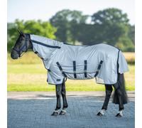 BUSSE Coperta Antimosche per il Paddock Superb AB - Argento (Blu) - 125 cm