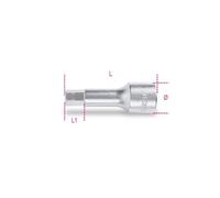BUSSOLA 1/2" CON MASCHIO ESAGONALE MM 12 920ME/12