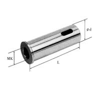 Bussola a cono morse per torretta tornio 30x95 mm cm2 Fervi t00ae/lcm2
