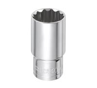 Bussola a impatto profondo metrica da 1/2" con presa a 12 punti da 1/2". | Presa a codolo esagonale(8mm,2pcs)