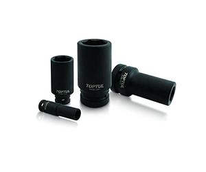 Bussola a percussione TOPTUL 3/4", 33 mm, esagonale, lunga