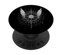 Bussola Alata Occhio Provvidenza Mistico Arte PopSockets PopGrip Adesivo