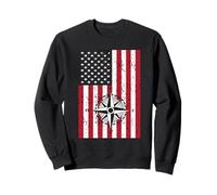 Bussola Barca a Vela Barca a Vela Sea Lake Sailor Felpa